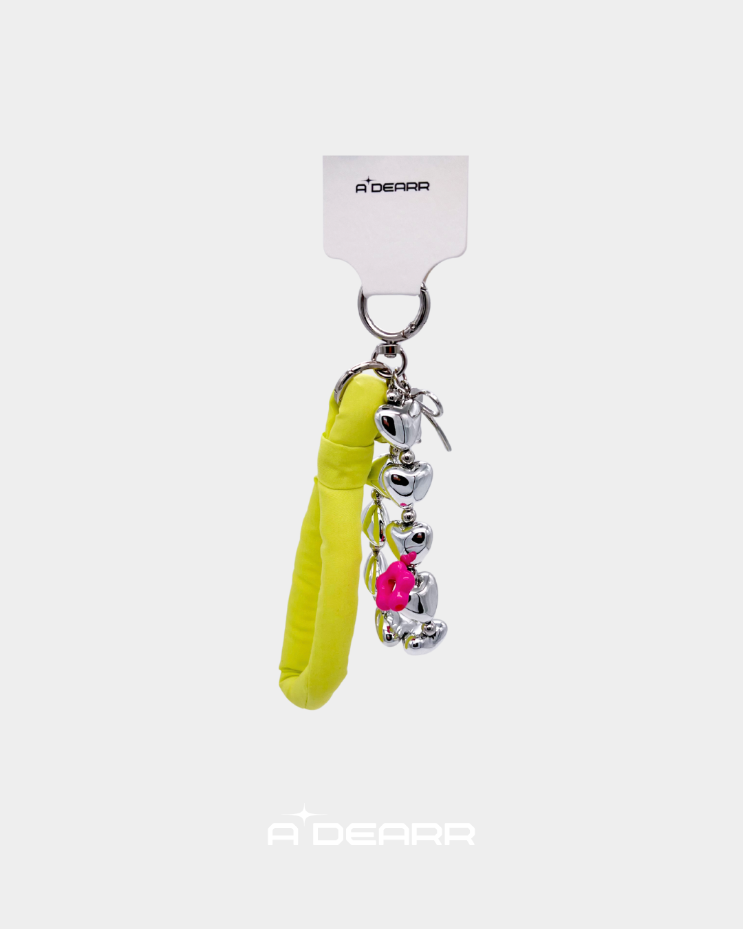 PUFFY HEART STRINGS LIME