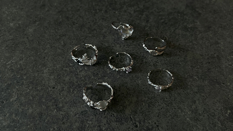 Unisex Silver Rings