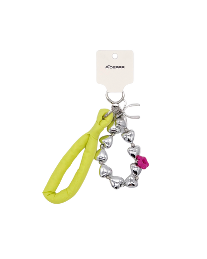PUFFY HEART STRINGS LIME