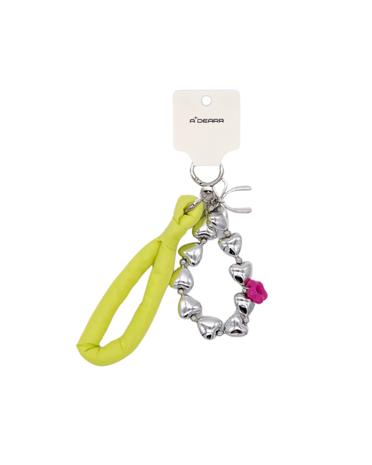 PUFFY HEART STRINGS LIME