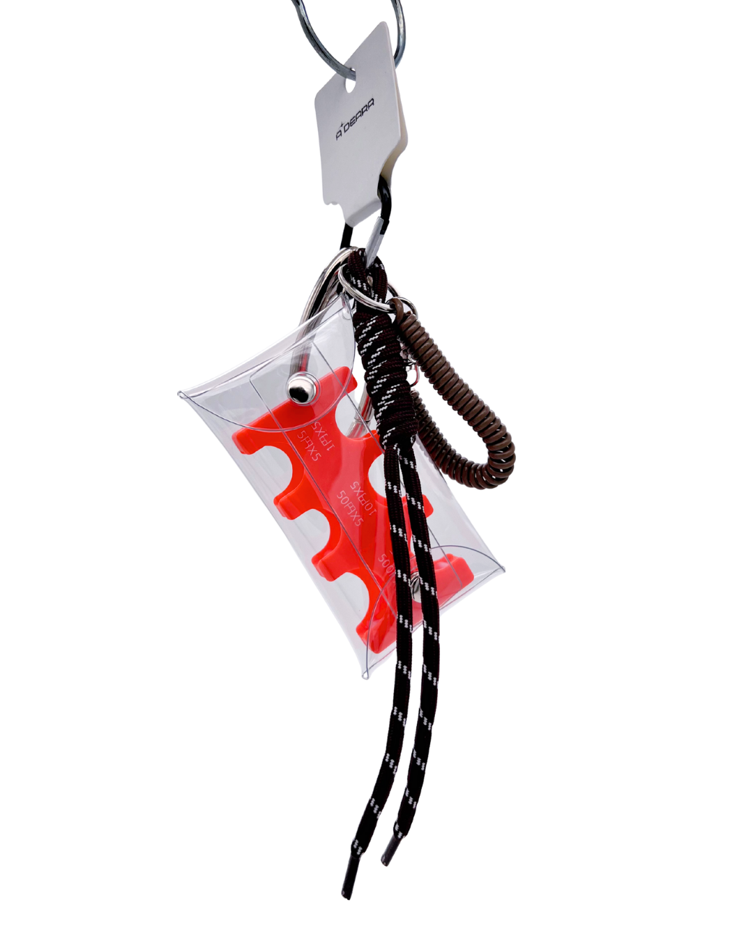 ORANGE OVAL RING COIN POUCH